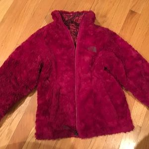 FIRLS FULLY REVERSIBLE NORTH FACE JACKET